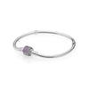 ZEG High Quality 100% Sliver Official Copy 1:1 Pan Bracelets Have Logo Women Fashion Jewerly Free Mail