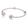 ZEG High Quality 100% Sliver Official Copy 1:1 Pan Bracelets Have Logo Women Fashion Jewerly Free Mail