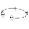 ZEG High Quality 100% Sliver Official Copy 1:1 Pan Bracelets Have Logo Women Fashion Jewerly Free Mail