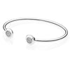 ZEG High Quality 100% Sliver Official Copy 1:1 Pan Bracelets Have Logo Women Fashion Jewerly Free Mail