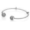 ZEG High Quality 100% Sliver Official Copy 1:1 Pan Bracelets Have Logo Women Fashion Jewerly Free Mail