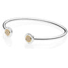 ZEG High Quality 100% Sliver Official Copy 1:1 Pan Bracelets Have Logo Women Fashion Jewerly Free Mail