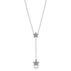ZEG High Quality 100% Sliver Official Copy 1:1 Pan Cascading Charm Necklace Have Logo Women Fashion Jewerly Free Mail