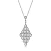 ZEG High Quality 100% Sliver Official Copy 1:1 Pan Cascading Charm Necklace Have Logo Women Fashion Jewerly Free Mail