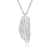 ZEG High Quality 100% Sliver Official Copy 1:1 Pan Cascading Charm Necklace Have Logo Women Fashion Jewerly Free Mail