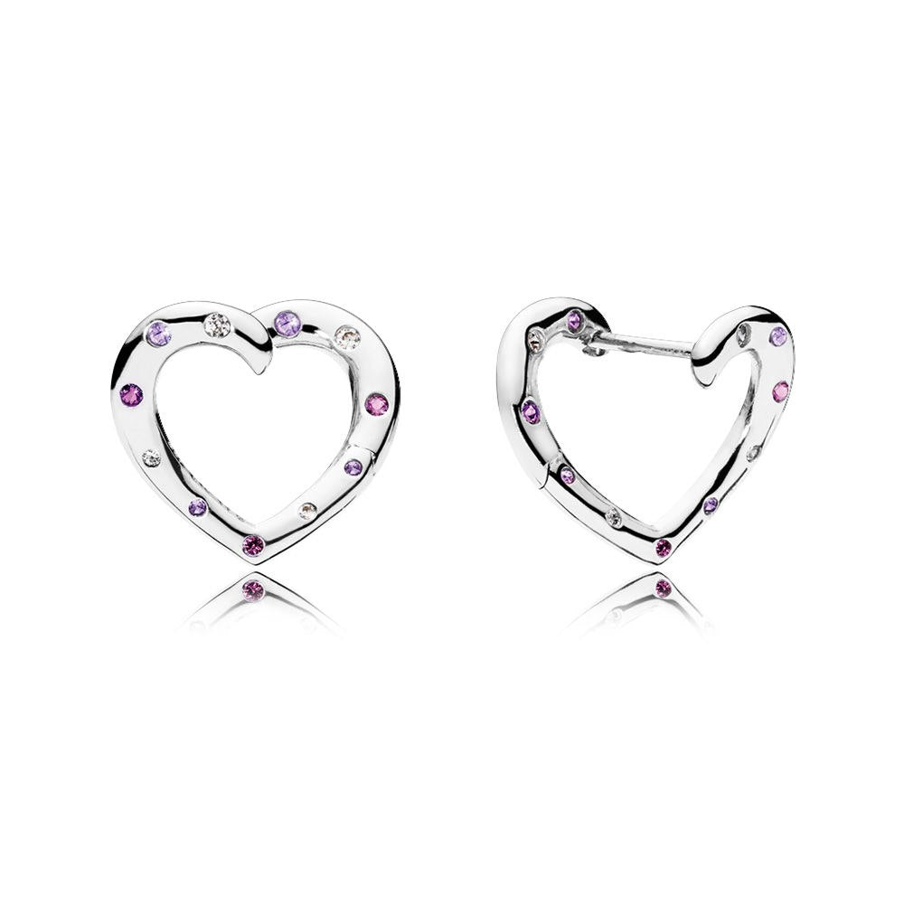 ZEG High Quality 100% Sliver Official Copy 1:1 Pan & Love Of Series Earring Have Logo Women Fashion Jewerly Free Mail