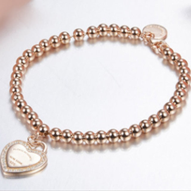 ZEG High Quality 100% Sterling Silver OriginaTIFF 1:1 Bracelet Has Logo Women Jewelry Free Mail