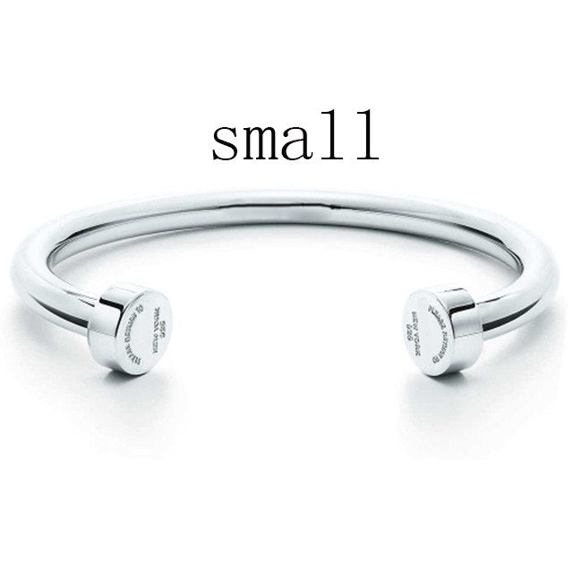 ZEG High Quality 100% Sterling Silver OriginaTIFF 1:1 Bracelet Has Logo Women Jewelry Free Mail