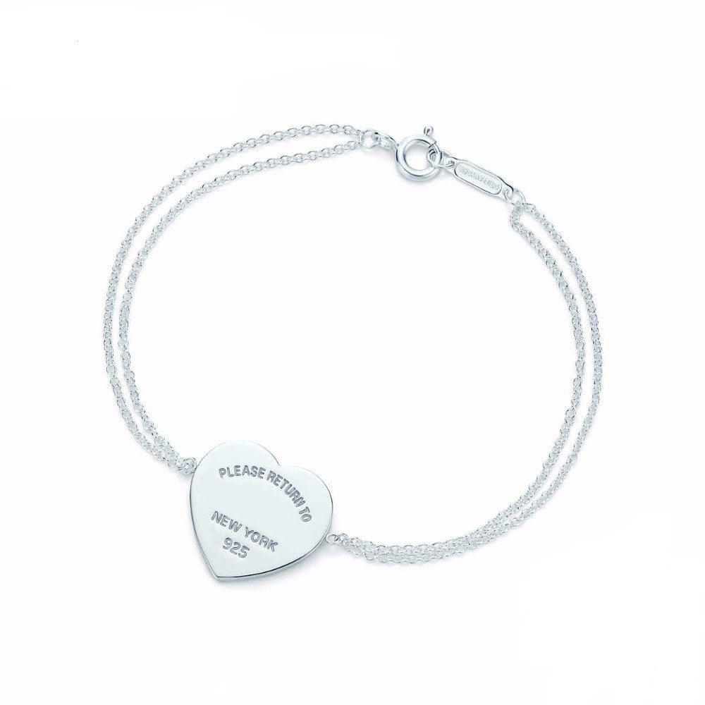 ZEG High Quality 100% Sterling Silver Original 1:1 Bracelet Has Logo Women Jewelry Free Mail