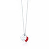 ZEG High Quality 100% Sterling Silver Original 1:1 Love Series Necklaces Has Logo Women Jewelry Free Mail