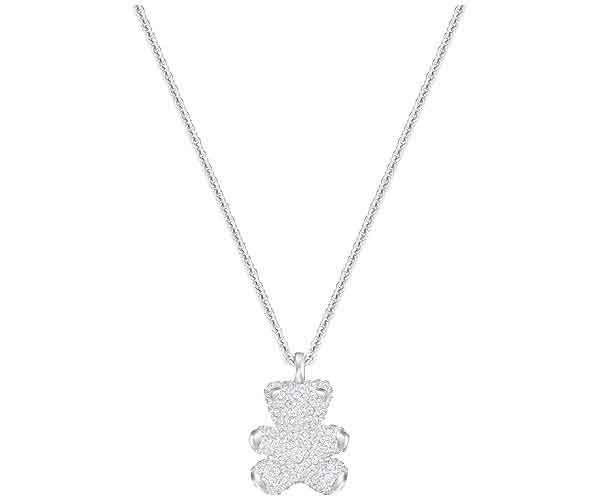 ZEG High Quality 2020 Latest SW ROSKI Original 1:1 Fashion TEDDY Bears Necklace Has Logo Women Jewelry Free Mail