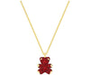 ZEG High Quality 2020 Latest SW ROSKI Original 1:1 Fashion TEDDY Bears Necklace Has Logo Women Jewelry Free Mail