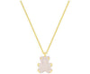ZEG High Quality 2020 Latest SW ROSKI Original 1:1 Fashion TEDDY Bears Necklace Has Logo Women Jewelry Free Mail