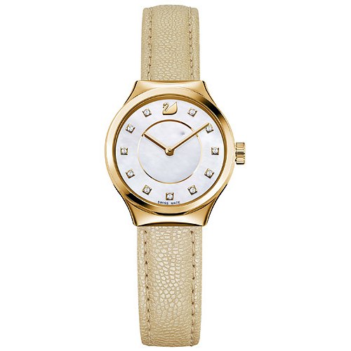 ZEG High Quality 2020 Latest SWARO Original 1:1 Dreamy Watch Leather strap Yellow Gold Has Logo Women Jewelry FreeMail