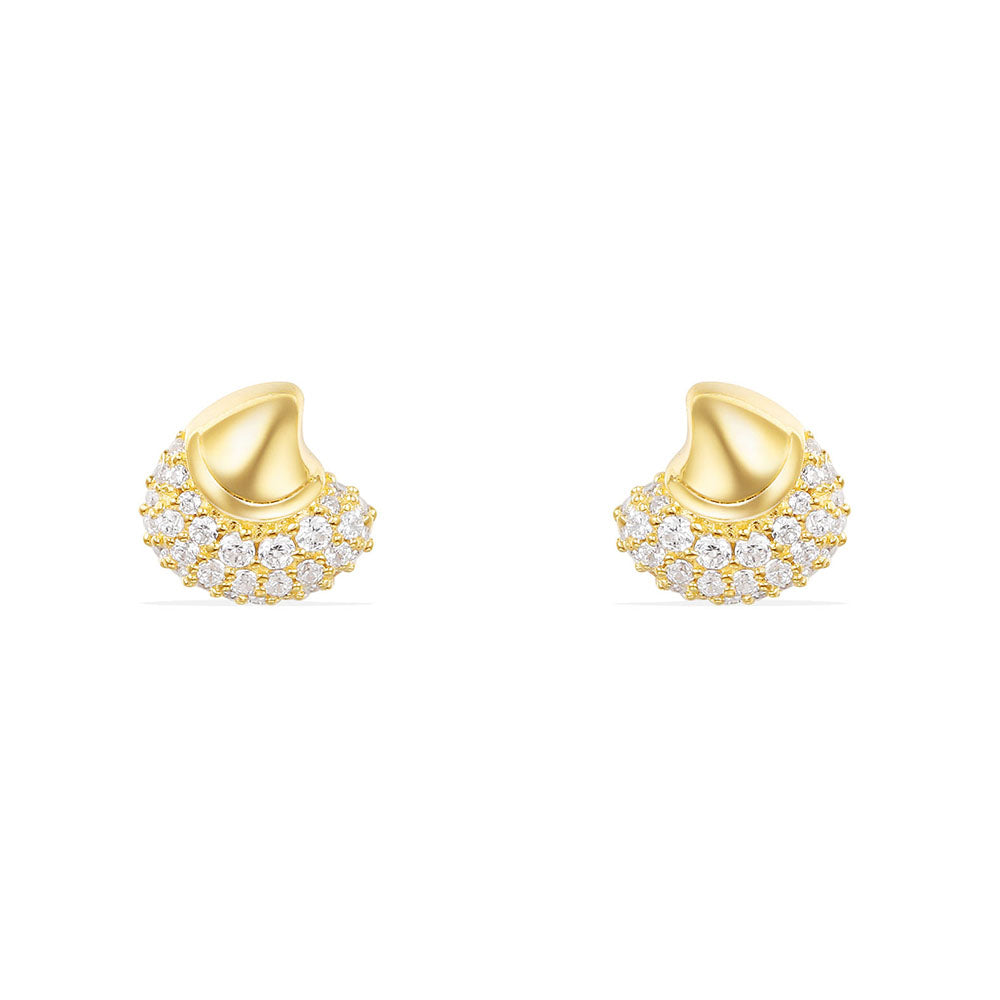 ZEG High Quality Original 1:1Summer Popular Personality Gold Shell Earrings Women Jewelry