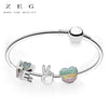 ZEG New High Quality Logo Pan Love Series Bracelet Free Package Manufacturers Wholesale Free Package Mail