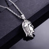 Christian Jesus Necklace Women Men Gold Silver color Stainless Steel Jesus Pendants & Necklaces for Religious Jewelry Gifts