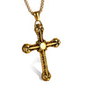 Men's Cross Pendant Necklaces Titanium Stainless Steel Gold Silver Color Christian Cross Necklace Religious Jewelry Gift