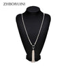 Fashion Long Pearl Necklace Freshwater Pearl Tassels Women Accessories Statement Necklace Jewelry For Women