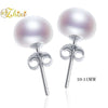 925 Sterling Silver Jewelry Pearl Earrings White Natural Pearl Stud Earrings For Women Fine Wedding Gift E235