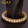 Bangles For Women Fine Jewelry Natural Pearl Bracelets Round Pearl Jewelry Classic Birthd Gift EB32