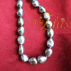 [ZHIXI] Baroque Pearl Necklaces Fine Pearl Jewelry Natural Chokers Necklace Women 9-10mm F003