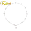 Pearl Necklace Pearl Jewelry Natural Baroque Chains Necklaces For Woman 9-10MM X125