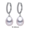 Natural Pearl Earrings For Women S925 Silver Jewelry Genuine White Pearl Drop Earrings Gift For Wedding E202