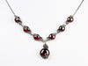 Retro 925 Sterling Silver Red Agate Necklace Pendant for Women Thai Silver Chains Wedding Party Fine Jewelry