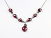 Retro 925 Sterling Silver Red Agate Necklace Pendant for Women Thai Silver Chains Wedding Party Fine Jewelry