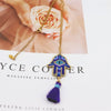 ZHONGVI Miyuki Gold Chain Evil Eye Necklaces Jewelry Delica Beads Fatima Hamsa Hand Women Tassel Handmade Jewellery Gift