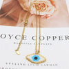 ZHONGVI Women Jewelry Handmade Gift  Evil Eye Necklace Miyuki Gold Chain Necklaces Delica Seed Beads Jewellry
