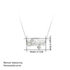 ZHOUYANG ZYN077 Seven Love Silver Color Necklace Pendant Jewelry Made with Austria Crystal
