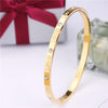 Fashion Love Bangles For Women Stainless Steel PVD Gold Silver Rose Gold Brand Jewelry Gift Wristband Bracelet Women 2020