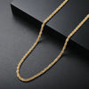 ZMNecklace Fine Ingot Titanium Steel Plated All-match Temperament Sparkling Glitter Clavicle Chain Jewelry Accessories
