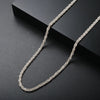 ZMNecklace Fine Ingot Titanium Steel Plated All-match Temperament Sparkling Glitter Clavicle Chain Jewelry Accessories