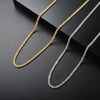 ZMNecklace Fine Ingot Titanium Steel Plated All-match Temperament Sparkling Glitter Clavicle Chain Jewelry Accessories
