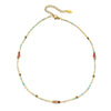 ZMZY Bohemian Cute MIYUKI Beads Strand Necklace Women Collares collier Beaded Short Choker Necklace Jewelry Gift
