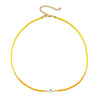 ZMZY Boho Thin Necklace Colorful Miyuki Beads Necklace Cute Evil Eye Charm Necklaces For Women  Jewelery Collier