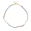 ZMZY Multicolor Cute Choker Faceted Beads Necklace Natural Stones Filled Collier Femme Women Boho Necklace Statement Jewelry