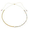 ZMZY Thin Choker Handemade Necklace MIYUKI Beads Natural Pearl Necklaces for Women Girls Gifts Classic Collar Jewelry