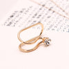 Unisex Summer Style Gold/Silver Color Crystal Tragus Ear Cuff Clip Earrings For Women Fashion Earing
