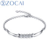 BRAND BRACELET ANGEL'S KISS 0.1 CT CERTIFIED SI /H DIAMOND 18K WHITE GOLD DIAMOND BRACELET S00234