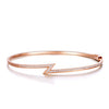 Brand design diamond bracelet 0.25 CT 18K gold (AU750) party and wedding bracelet as gift JBZ90151T