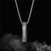 ZORCVENS 2022  Punk Vintage 316L Stainless Steel Cross Pendant Necklace for Men Jewelry Gifts