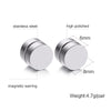 High Quality Magnetic Stud Earrings For Men 316l Stainless Steel Magnet Earrings Jewelry for Men and Women