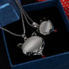 2020 Fashion Opal Statement Necklaces & Pendants Women Vintage Silver Plated Chain Necklaces Crystal Jewelry