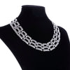 Jewelry   Vintage Antient Gold Silver Leaf Pendant Statement Necklace For Woman New collar necklaces & pendants