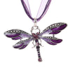 Necklace Silver Dragonfly Statement Necklaces Pendants Vintage Rope Chain Necklace Women Accessories   Jewelry