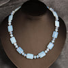 ZOSHI Vintage Women Necklace Jewelry Beaded Choker Nature Tiger Eye Stone Beads Collares Handmade Rope DIY Short Necklace